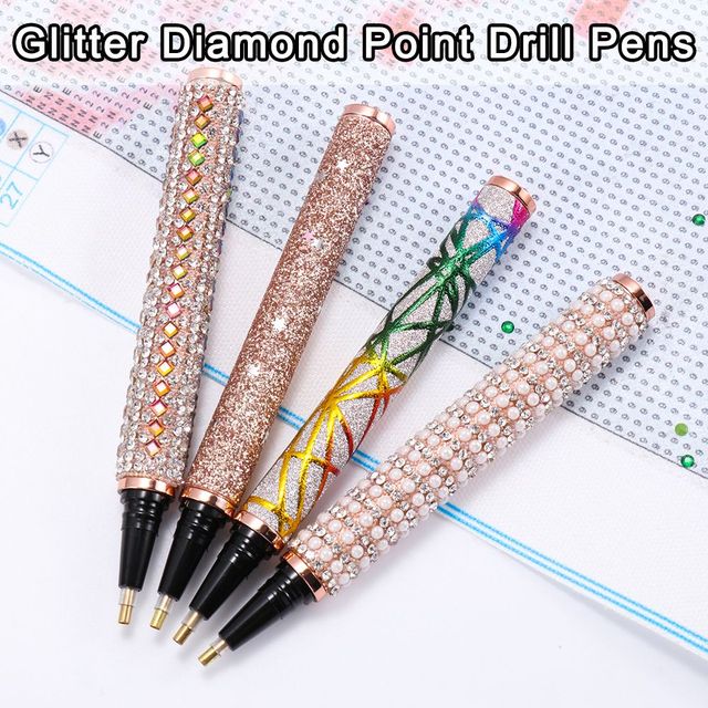 5d Glitter Diamond Painting Pen Sparkle  Diamond Embroidery Accessories -  5d Diamond - Aliexpress